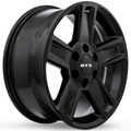 RTX Wheels - Glacier - Black - Satin Black - 17" x 8", 15 Offset, 6x139.7 (Bolt Pattern), 78.1mm HUB
