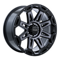 RTX Wheels - Gobi - Black - Satin Black with Satin Grey Spokes - 20" x 9", 0 Offset, 6x135 (Bolt Pattern), 87.1mm HUB