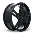 RTX Wheels - Gothenburg - Black - Gloss Black - 20" x 8", 45 Offset, 5x108 (Bolt Pattern), 63.4mm HUB