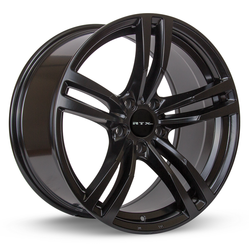 RTX Wheels - Graz - Black - Satin Black - 20" x 9", 35 Offset, 5x112 (Bolt Pattern), 66.6mm HUB