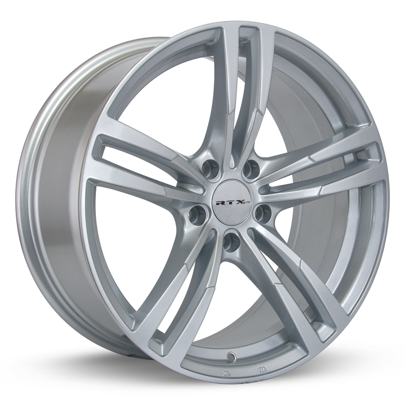 RTX Wheels - Graz - Silver - Silver - 18" x 8", 35 Offset, 5x120 (Bolt Pattern), 72.6mm HUB