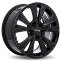 RTX Wheels - HD-01 - Black - Gloss Black - 19" x 7.5", 45 Offset, 5x114.3 (Bolt pattern), 64.10mm HUB