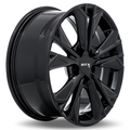 RTX Wheels - HD-01 - Black - Gloss Black - 17" x 7.5", 45 Offset, 5x114.3 (Bolt pattern), 64.10mm HUB