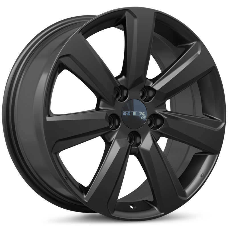 RTX Wheels - HD-02 - Black - Gloss Black - 18" x 8", 45 Offset, 5x120 (Bolt pattern), 64.10mm HUB