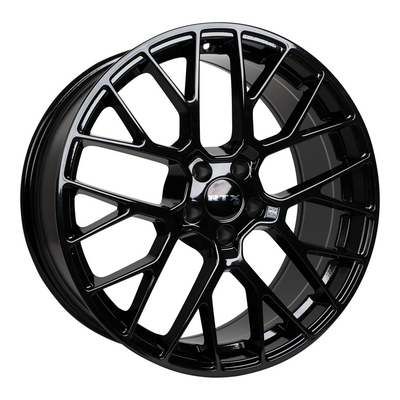 RTX Wheels - Hausen - Black - Gloss Black - 20" x 9", 25 Offset, 5x112 (Bolt Pattern), 66.6mm HUB