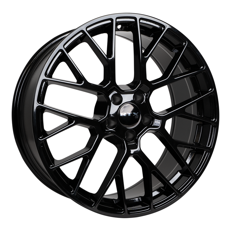 RTX Wheels - Hausen - Black - Gloss Black - 20" x 9", 25 Offset, 5x112 (Bolt Pattern), 66.6mm HUB
