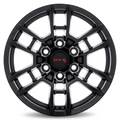 RTX Wheels - Hilux - Black - Satin Black - 17" x 8", 5 Offset, 6x139.7 (Bolt Pattern), 106.1mm HUB