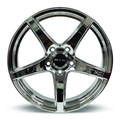 RTX Wheels - Illusion - Chrome - Chrome / PVD - 18" x 8", 42 Offset, 5x114.3 (Bolt Pattern), 73.1mm HUB