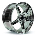 RTX Wheels - Illusion - Chrome - Chrome / PVD - 18" x 8", 42 Offset, 5x114.3 (Bolt Pattern), 73.1mm HUB