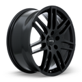 RTX Wheels - Ingolstadt - Black - Gloss Black - 18" x 8", 35 Offset, 5x112 (Bolt Pattern), 66.6mm HUB