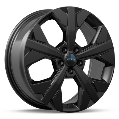 RTX Wheels - KI01 - Black - Gloss Black - 19" x 7.5", 48 Offset, 5x114.3 (Bolt pattern), 67.10mm HUB