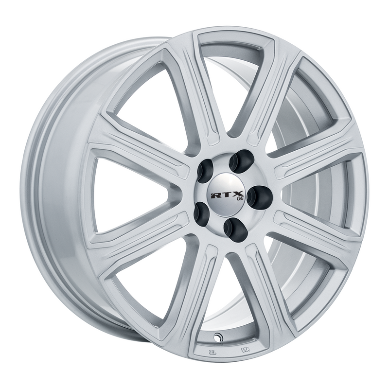 RTX Wheels - Laholm - Silver - Silver - 18" x 8", 45 Offset, 5x108 (Bolt Pattern), 63.4mm HUB