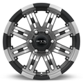 RTX Wheels - Loki II - Black - Black Machined - 18" x 9", 20 Offset, 6x139.7 (Bolt Pattern), 108mm HUB