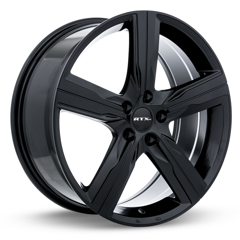 RTX Wheels - Lund - Black - Satin Black - 19" x 8", 38 Offset, 5x108 (Bolt Pattern), 63.4mm HUB