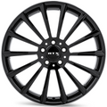 RTX Wheels - MB-02 - Black - Gloss Black with Machined Lip - 20" x 8.5", 38 Offset, 5x112 (Bolt pattern), 66.60mm HUB