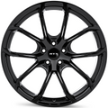 RTX Wheels - MC-01 - Black - Gloss Black - 21" x 9.5", 26 Offset, 5x112 (Bolt pattern), 66.6mm HUB