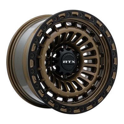 RTX Wheels - Moab - Bronze - Bronze with Satin Black Lip - 18" x 9", 0 Offset, 6x139.7 (Bolt pattern), 106.1mm HUB