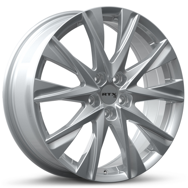 RTX Wheels - MZ02 - Silver - 18" x 7", 45 Offset, 5x114.3 (Bolt pattern), 67.10mm HUB