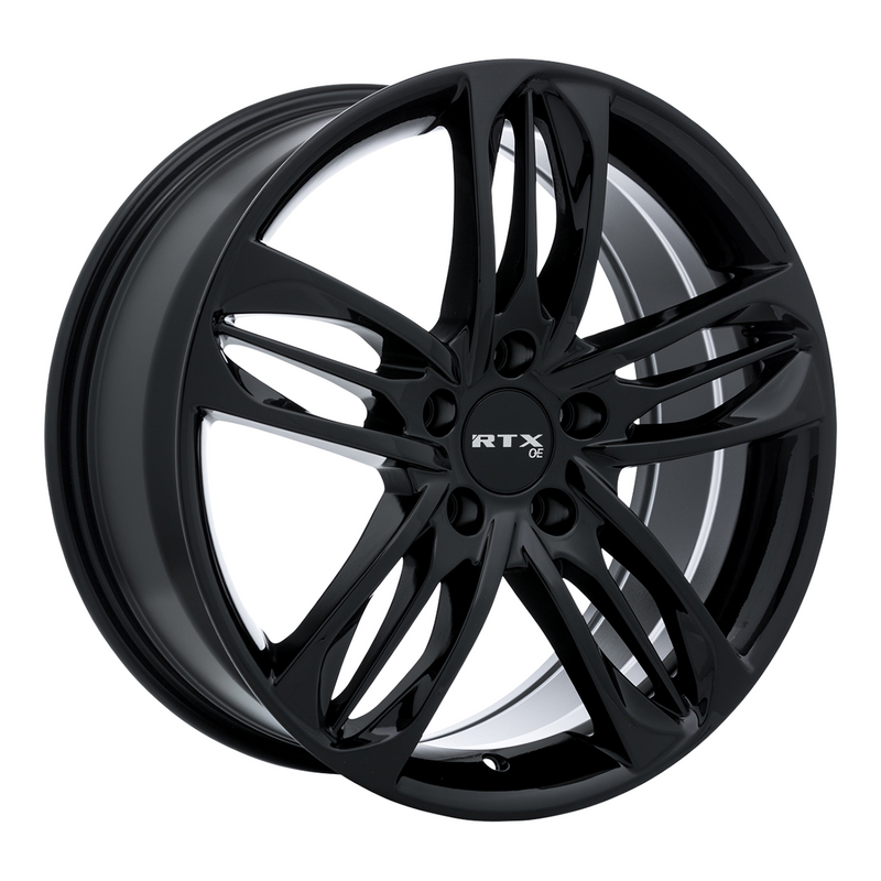 RTX Wheels - Minato - Black - Satin Black - 20" x 9", 40 Offset, 5x114.3 (Bolt Pattern), 64.1mm HUB
