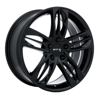 RTX Wheels - Minato - Black - Satin Black - 19" x 8.5", 45 Offset, 5x114.3 (Bolt Pattern), 64.1mm HUB
