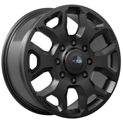 RTX Wheels - MineX - Black - Gloss Black - 18" x 8", 44 Offset, 8x180 (Bolt pattern), 124.10mm HUB