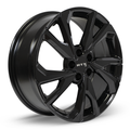 RTX Wheels - Nikko - Black - Gloss Black - 17" x 7.5", 42 Offset, 5x114.3 (Bolt Pattern), 64.1mm HUB