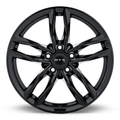 RTX Wheels - Nuremberg - Black - Gloss Black - 17" x 7.5", 35 Offset, 5x112 (Bolt Pattern), 66.6mm HUB