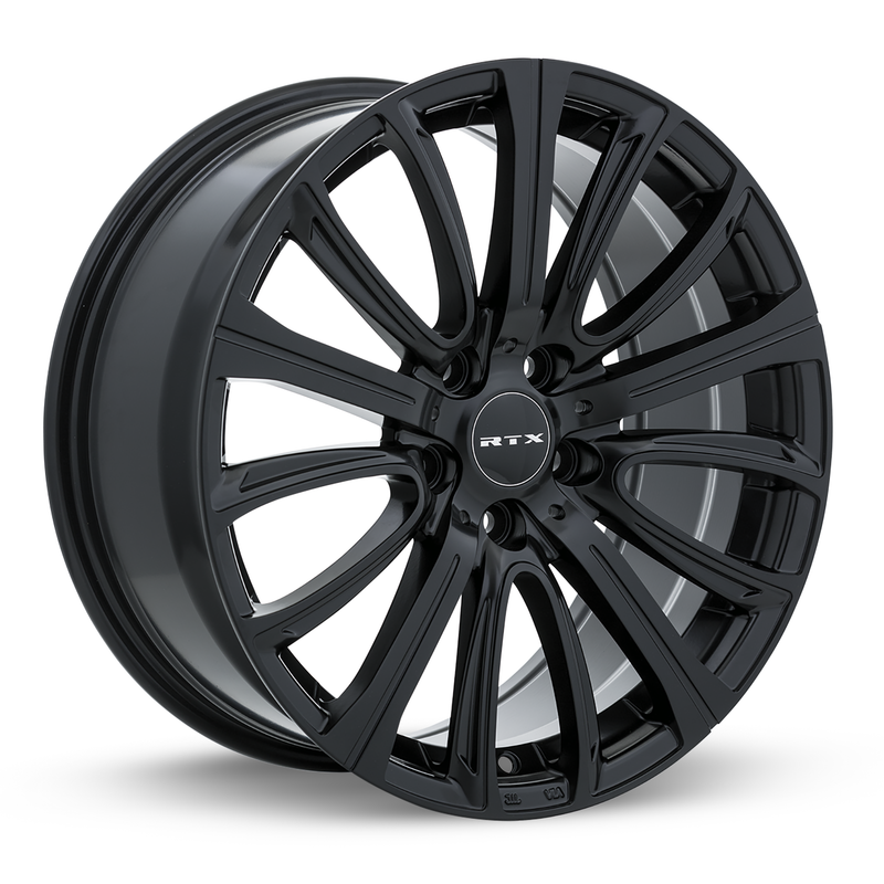 RTX Wheels - Network - Black - Satin Black - 20" x 8.5", 38 Offset, 5x114.3 (Bolt Pattern), 73.1mm HUB
