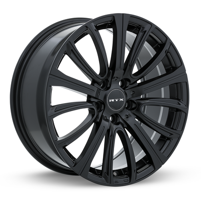 RTX Wheels - Network - Black - Satin Black - 18" x 8", 38 Offset, 5x114.3 (Bolt Pattern), 73.1mm HUB