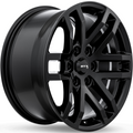 RTX Wheels - Oak - Black - Gloss Black - 20" x 9", 30 Offset, 6x135 (Bolt Pattern), 87.1mm HUB