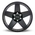 RTX Wheels - Outlaw - Black - Satin Black - 18" x 9", 10 Offset, 6x135 (Bolt Pattern), 87.1mm HUB