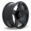 RTX Wheels - Outlaw - Black - Satin Black - 17" x 8", 10 Offset, 6x135 (Bolt Pattern), 87.1mm HUB