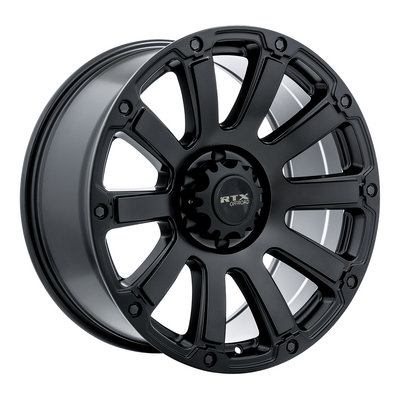 RTX Wheels - Panzer - Black - Satin Black Machined Dark Grey - 20" x 9", 0 Offset, 6x135 (Bolt Pattern), 87.1mm HUB