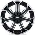 RTX Wheels - Peak - Black - Gloss Black Machined - 20" x 10", -18 Offset, 6x135 (Bolt Pattern), 87.1mm HUB