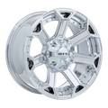 RTX Wheels - Peak - Chrome - Chrome / PVD - 20" x 10", -18 Offset, 6x139.7 (Bolt Pattern), 106.1mm HUB