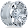 RTX Wheels - Peak - Chrome - Chrome / PVD - 20" x 10", -18 Offset, 6x135 (Bolt Pattern), 87.1mm HUB