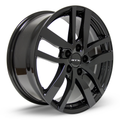 RTX Wheels - Pilot - Black - Gloss Black - 18" x 8", 45 Offset, 5x120 (Bolt Pattern), 64.1mm HUB