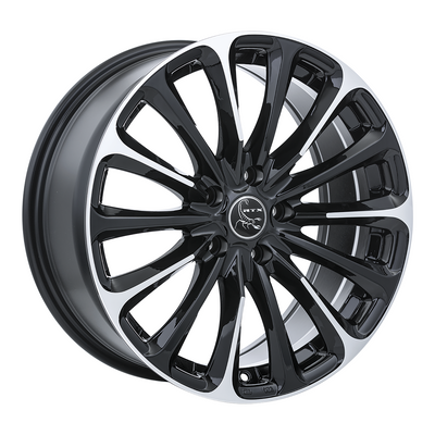 RTX Wheels - Poison - Black - Black Machined - 16" x 7", 42 Offset, 5x114.3 (Bolt Pattern), 73.1mm HUB