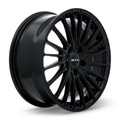 RTX Wheels - Polar - Black - Gloss Black - 18" x 8", 40 Offset, 5x114.3 (Bolt pattern), 73.1mm HUB