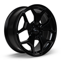 RTX Wheels - Ranch - Black - Satin Black - 17" x 7.5", 35 Offset, 5x108 (Bolt Pattern), 63.4mm HUB