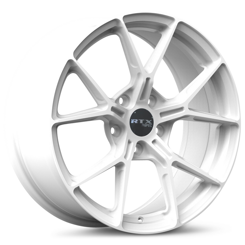 RTX Wheels - RS01 - White - Gloss White - 19" x 8.5", 38 Offset, 5x114.3 (Bolt pattern), 73.10mm HUB