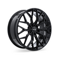 RTX Wheels - RS02 - Black - Gloss Black - 20" x 8.5", 38 Offset, 5x114.3 (Bolt pattern), 73.10mm HUB