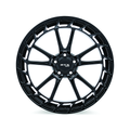 RTX Wheels - RS05 - Black - Gloss Black - 19" x 8", 40 Offset, 5x108 (Bolt pattern), 63.4mm HUB