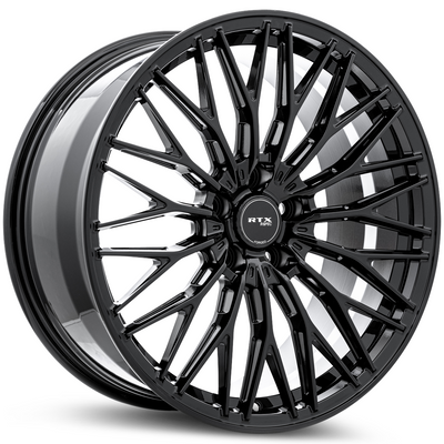 RTX Wheels - RS08F - Black - 20" x 9", 40 Offset, 5x120 (Bolt pattern), 72.6mm HUB
