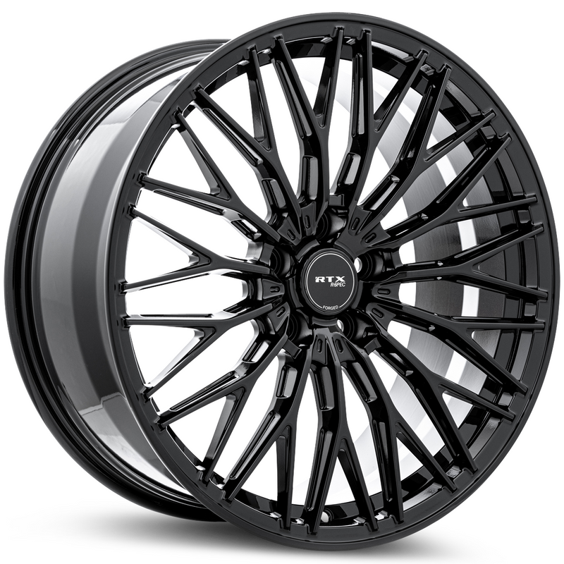 RTX Wheels - RS08F - Black - 20" x 9", 40 Offset, 5x120 (Bolt pattern), 72.6mm HUB