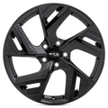 RTX Wheels - RS09 - Black - Gloss Black - 17" x 7.5", 40 Offset, 5x114.3 (Bolt pattern), 67.10mm HUB