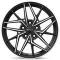RTX Wheels - RS11 - Black - Gloss Black Machined - 19" x 8.5", 42 Offset, 5x114.3 (Bolt pattern), 73.10mm HUB
