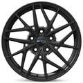 RTX Wheels - RS11 - Black - Gloss Black - 17" x 7.5", 42 Offset, 5x114.3 (Bolt pattern), 73.10mm HUB