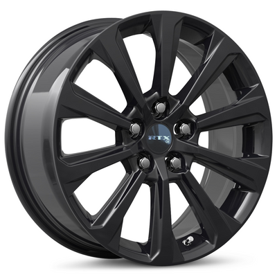 RTX Wheels - TY-04 - Black - Gloss Black - 20" x 8", 40 Offset, 5x120 (Bolt pattern), 60.10mm HUB