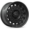 RTX Wheels - Crusader - Black - Satin Black - 17" x 9", -12 Offset, 6x139.7 (Bolt pattern), 106.10mm HUB